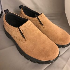 Lands End Suede Slip On Mocs Womens 7